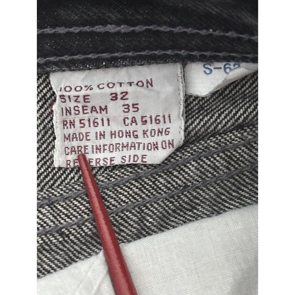 VTG Sergio Valente Jeans 32 Two-Tone High Rise Straight Leg Festival Streetwear - Picture 2 of 16